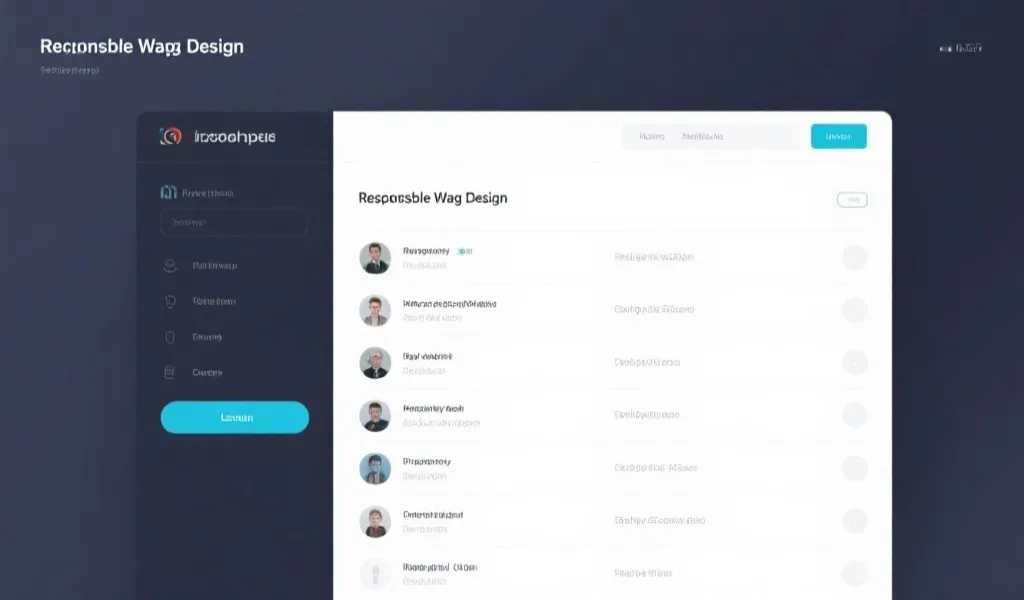 信息列表与响应式界面设计